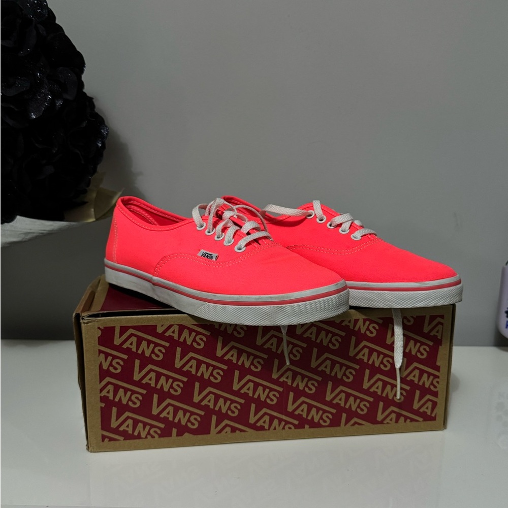 Vans Lo Coral Neon Sneakers